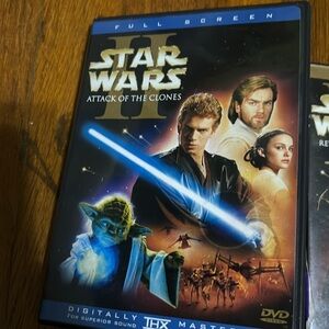 Star Wars Attack of the Clones used once full screen Digitally Mastered DVD